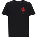 Černé triko Dsquared2 s červeným motivem Dsquared2 černá 3492842