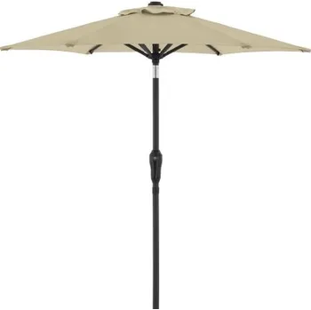 Slunečník Doppler LIFE 180 cm - naklápěcí slunečník s klikou : Desén látky - 822