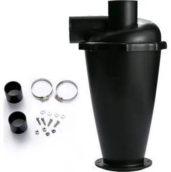 Hubice k vysavači Cyklonový separátor prachu 320 x 110 mm s vnitřním průměrem hrdla 50 mm Dílenské odsávání Odlučovač nečistot s montážní sadou