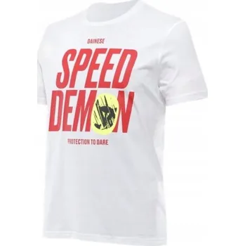 Moto bunda Tričko Dainese Knee Down T-Shirt Bílé L