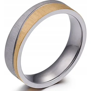 Prsten Pánský Prsten Seal - Str./Zlatá/65mm KP-17604