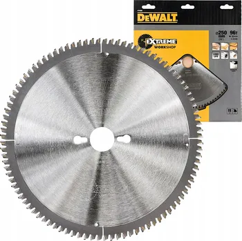 Vrták Řezný kotouč DeWalt Extreme Workshop 250 mm x 30 mm