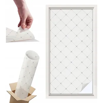 Okenní dekorace Fólie mléčná hotová 100 x 50 cm