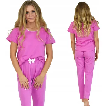 Dámské noční prádlo Born2rest dámské pyžamo bavlna růžové, velikost XL