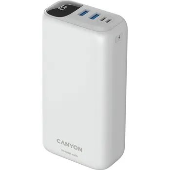 Powerbanka Powerbanka Canyon 30000 mAh bílá