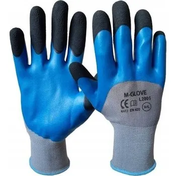 Pracovní rukavice Pracovní rukavice latexové RwnylBi Foam 3/4 potažené latexem 240par 11XXL