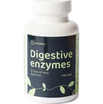 Přírodní produkt TRÁVICÍ ENZYMY - DIGESTIVE ENZYMES 110 kaps. HERBATICA