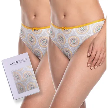 Podprsenka LAMA KALHOTKY BIKINI L-1517BI 2 ks L BÍLÁ