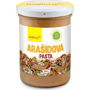 Cukrovinka ARAŠÍDOVÁ PASTA 420 g WOLFBERRY