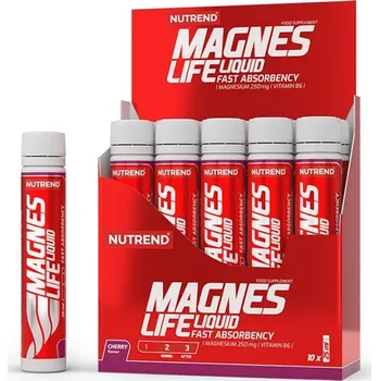 Přírodní produkt MAGNESLIFE cherry - višeň 10 apmulí 10 x 25 ml NUTREND