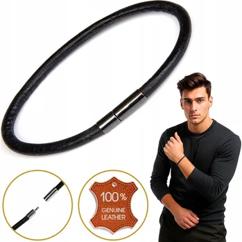 Náramek Náramek, Pánský náramek, Pánský náramek 5mm 195mm