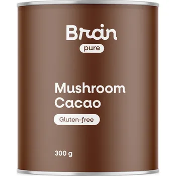 Přírodní produkt MUSHROOM CACAO - kakao s houbami reishi a chaga BIO 300 g BRAINMAX