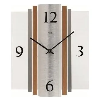 Hodiny Nástěnné hodiny Ams Design šedé 30 cm