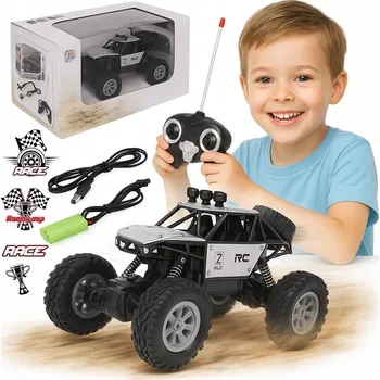 RC model auta SET TERÉNNÍHO AUTA NA DÁLKOVÉ OVLÁDÁNÍ RYCHLÉ AUTO NA OVLADAČ + DÁRKY ZDARMA