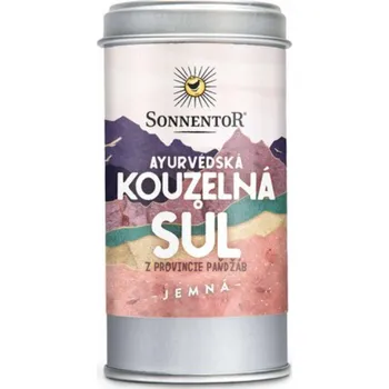 AYURVÉDSKÁ KOUZELNÁ SŮL - jemná - DÓZIČKA 120 g SONNENTOR