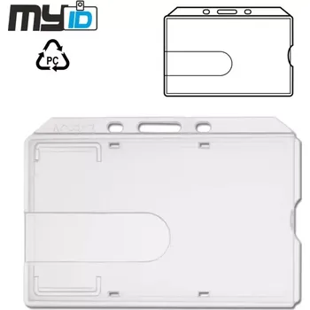 Obal na kartičku Obal IDC - na 1 kartu 54x86 závěsný, na šířku, 1ks - Standard