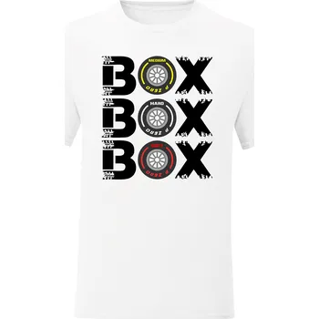 Pánské tričko TRIČKO PÁNSKÉ BOX BOX FORMULA ONE F1 VELIKOST L