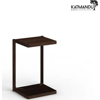 Konferenční stolek KATMANDU Dubový odkládací stolek Campi, Tabák