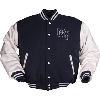 MIL-TEC Bunda NY baseball MODRO/BÍLÁ Modrá XXL