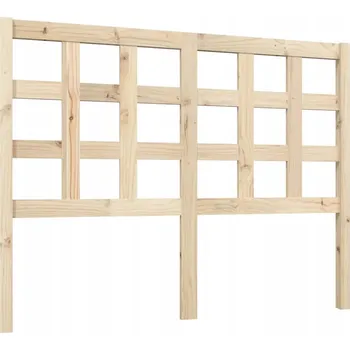 VidaXL Čelo postele, 125,5x4x100 cm, masiv