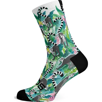 SOX cyklistické sportovní ponožky lemur - bezešvé Velikost: M