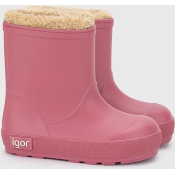 Dívčí holínky Holínky IGOR W10306-133 YOGI BORREGUITO FRAMBUESA, růžová Velikost: 32