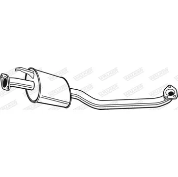 Tlumič výfuku Střední tlumič výfuku, 22540
