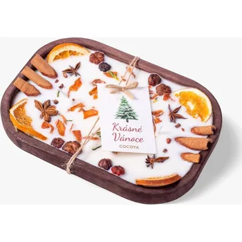 Svíčka Cocoya Kouzlo Vánoc v platanovém dřevě 200 g
