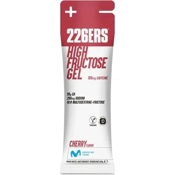 Fitness strava 226ERS high fructose energetický gel - 80g Příchuť: CHERRY-Caffeine