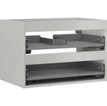 Korpus umyvadlové skříňky Mexen Box-A 70 cm, 2 zásuvky, matně šedá - 91AX0-0700-470-2-62