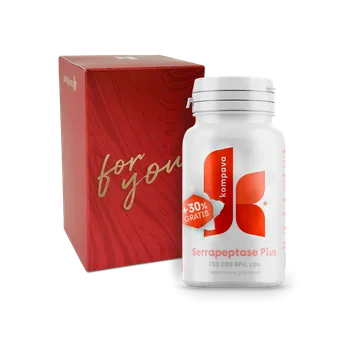 Aminokyselina Dárkové balení Serrapeptase Plus 250 000 SPU / 117kps (+30% grátis)