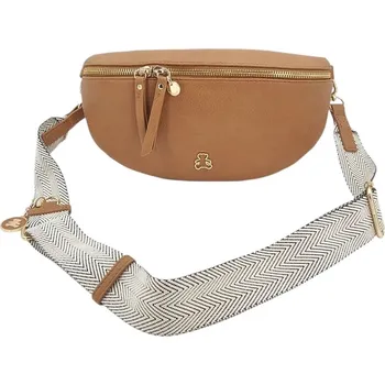 Outdoorové zavazadlo Módní dámská ledvinka hnědá DXNFR