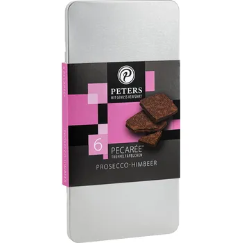 Čokoláda PETERS 6 Pecarée ® Prosecco-Malina 63g