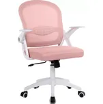 Dětská otočná židle Neoseat JUNI 011 — látka, růžová