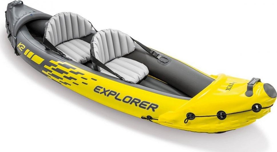 Člun INTEX 68307 EXPLORER K2 SET MODEL 2020 varianta: žlutá