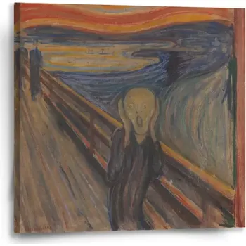 Obraz Sablio Obraz Výkřik - Edvard Munch - 50x50 cm