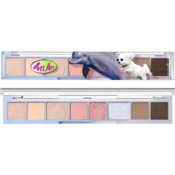 Paletka dekorativní kosmetiky Peripera - All Take Mood Palette Maltese Special Edition - 16 Bravo - pink puppy!