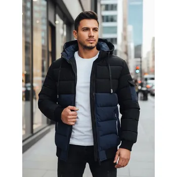 Pánský zimní kabát Dstreet Pánská bunda zimní s kapucí TX5097 Barva: Oranžová, Velikost: M