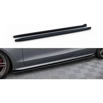 Tuning Maxton Design Maxton Design difuzory pod boční prahy ver.2 pro Audi A5 8T, černý lesklý plast ABS, S-Line Coupe