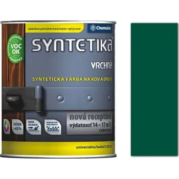 univerzální barva Chemolak S 2013 syntetika univerzální lesklá 0,6L Tmavě zelená 5400