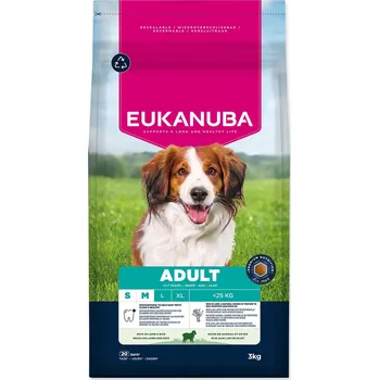 Krmivo pro psa Krmivo EUKANUBA Adult Small and Medium breed rich in lamb 3kg-KS