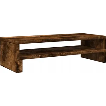 Držák monitoru Stojan na monitor kouřový dub 54 x 22 x 15 cm kompozitní dřevo