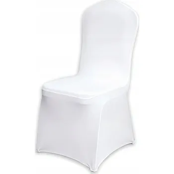 Potah na židli Bílý potah na židli