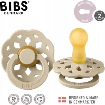 Kulatý gumový Dudlík Bibs 6 měsíců +