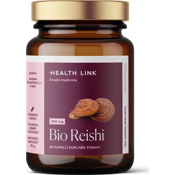 Zdraví HEALTH LINK BIO Reishi kapsle 400 mg 90 ks
