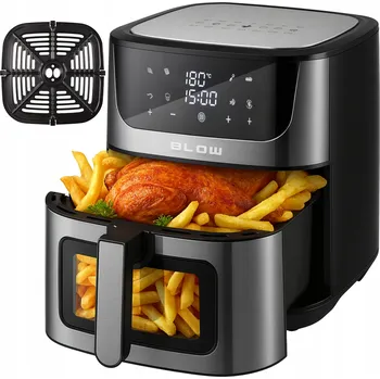 fritéza HORKOVZDUŠNÁ FRITÉZA VELKÁ MÍSA XL 8L 2 TOPNÁ TĚLESA VÝKONNÁ 2500W