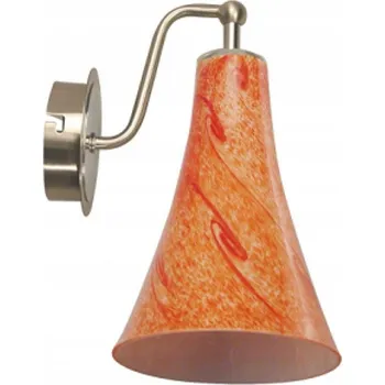 Nástěnné svítidlo Nástěnné svítidlo Candellux oranžové, stříbrné E14 40 W