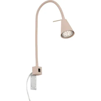 Lampička BRILONER Tuso Bett lampa na čtení - 4,7W, 400lm, LED, vypínač, nastavitelná, béžová 2080011