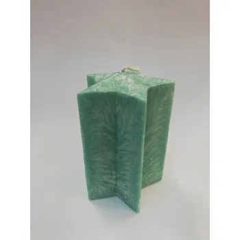 Svíčka Svíčka vonná z palmového vosku - válec hvězda malá - Jablko