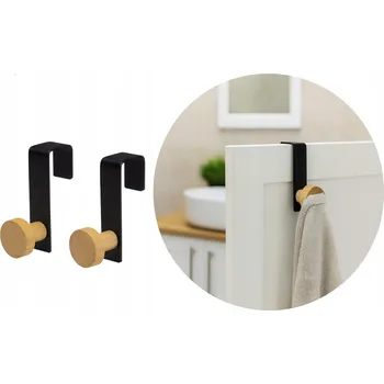 Věšák Háček bez vrtání Galicja černý